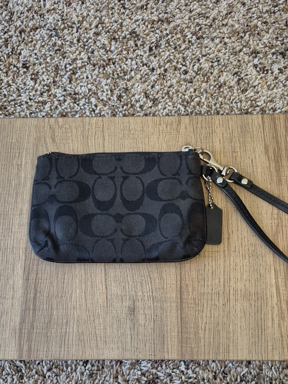 * Authentic Coach, Black Wristlet
